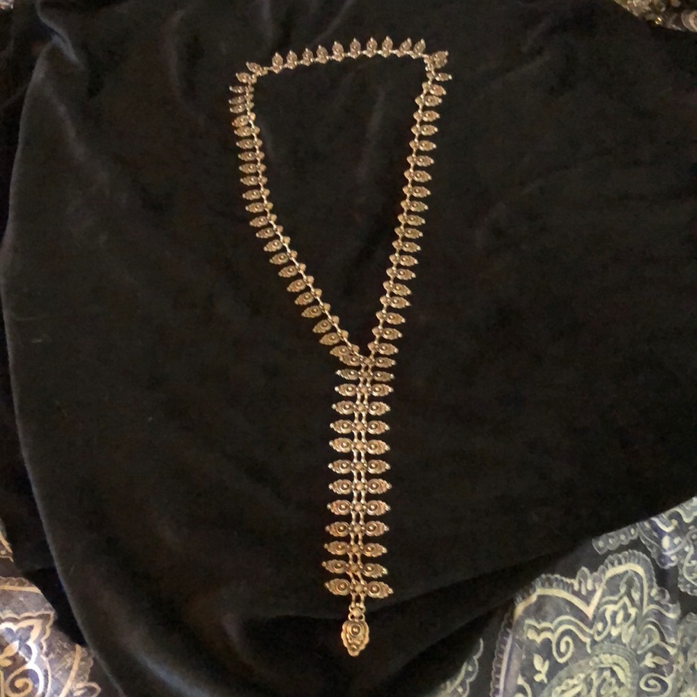 Long western style necklace